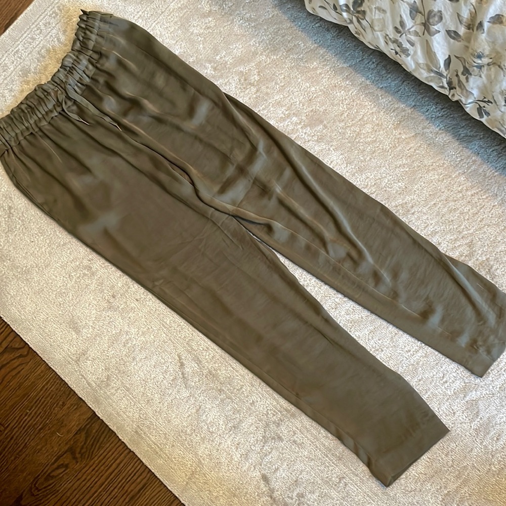 RACHEL Rachel Roy High Waist Silk Pant